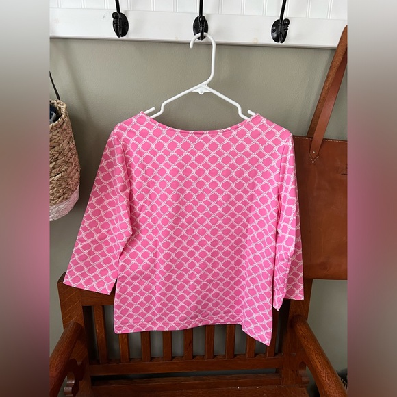 Sailor-Sailor Crew Tee in Pink and White size Medium - Picture 5 of 8